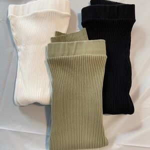 Zara ribbed pencil skirt set